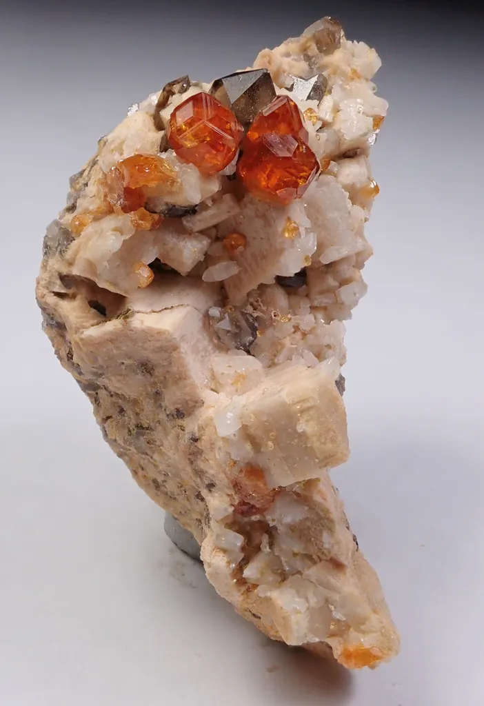 Spessartine Garnet with Quartz and Feldspar - image 3
