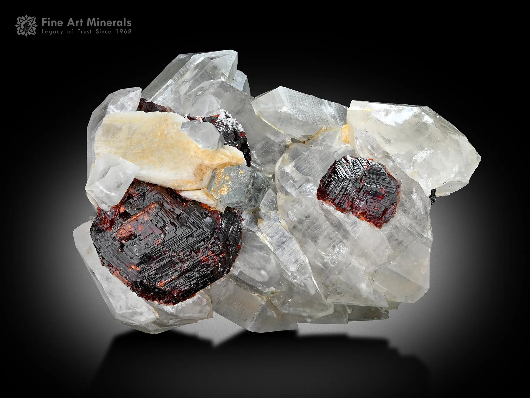 Spessartine Garnet with Quartz from Pakistan - image 1