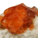 Spessartine Garnet With Schorl in Albite - image 5