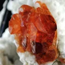 Spessartine Garnet With Schorl in Albite - image 4