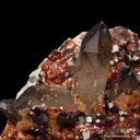 Spessartine Garnet with Smoky Quartz - image 1