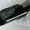 Spessartine Hat on Aquamarine on Albite - image 3