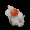 Spessartine on Albite - image 5