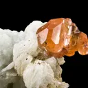 Spessartine on Albite - image 2