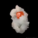 Spessartine on Albite - image 3
