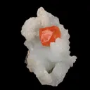 Spessartine on Albite - image 2