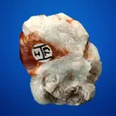 Spessartine on Albite var. Cleavelandite - image 2