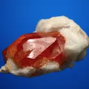 Spessartine on Albite var. Cleavelandite - image 3