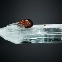 Spessartine on Beryl var. Aquamarine - image 2
