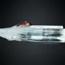 Spessartine on Beryl var. Aquamarine - image 3