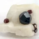 Spessartine on Feldspar - image 3