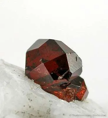 Spessartine on Feldspar - image 3