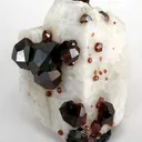 Spessartine on Feldspar - image 1