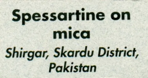 Spessartine on Muscovite - image 10