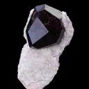 Spessartine on Quartz - image 3