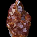 Spessartine on Quartz - image 3