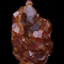 Spessartine on Quartz - image 1