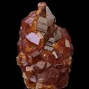 Spessartine on Quartz - image 2
