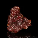 Spessartine on Smoky Quartz - image 3