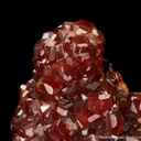 Spessartine on Smoky Quartz - image 1