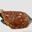 Spessartine on Smoky Quartz (doubly-terminated floater) - image 6