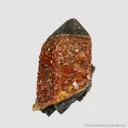 Spessartine on Smoky Quartz (doubly-terminated floater) - image 5