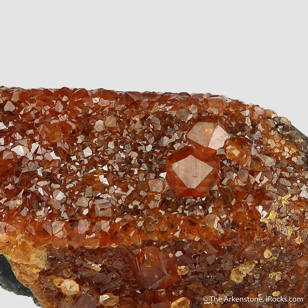 Spessartine on Smoky Quartz (doubly-terminated floater) - image 3