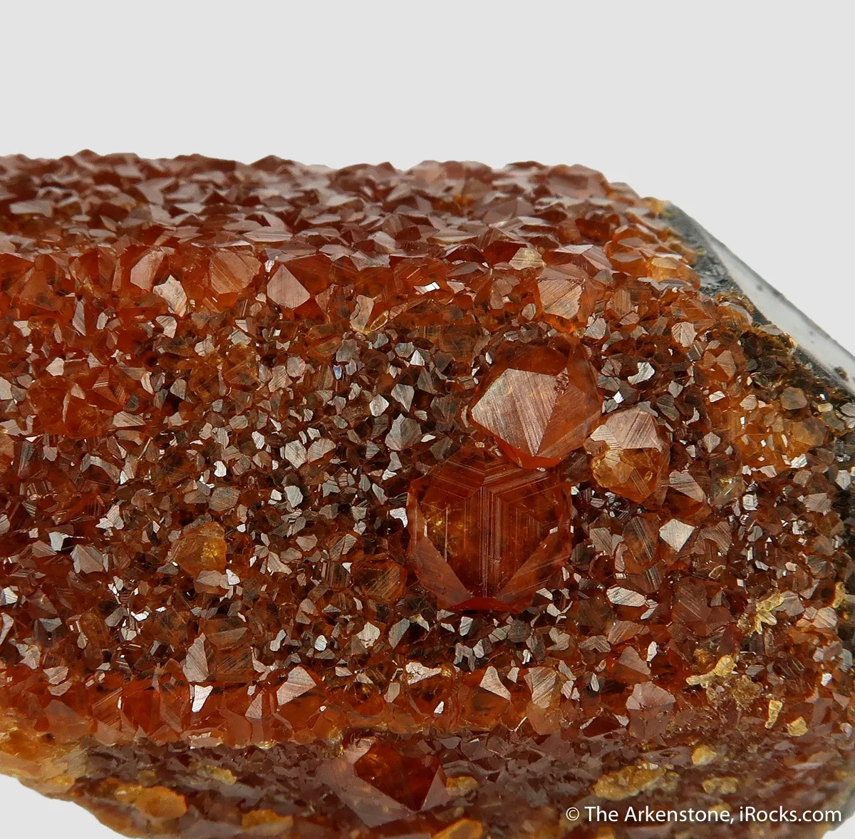 Spessartine on Smoky Quartz (doubly-terminated floater) - image 2
