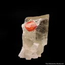Spessartine on Spodumene with Smoky Quartz - image 2