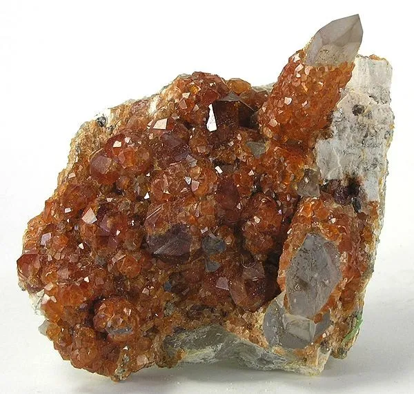 Spessartine, Quartz image