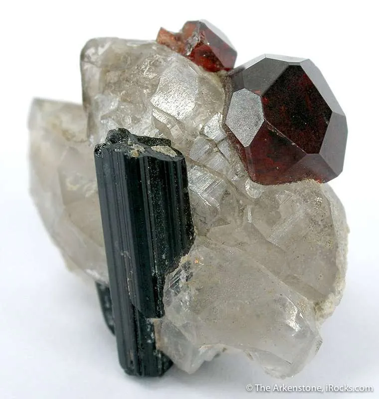 Spessartine, Quartz, Schorl - image 2