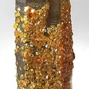 Spessartine, Quartz (Var: Smoky Quartz) - image 1