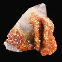 Spessartine, Quartz (Var: Smoky Quartz) - image 2