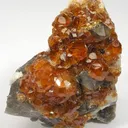Spessartine, Quartz (Var: Smoky Quartz) - image 1