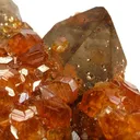 Spessartine, Quartz (Var: Smoky Quartz) - image 3