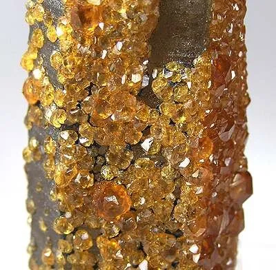 Spessartine, Quartz (Var: Smoky Quartz) - image 2
