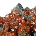 Spessartine, Quartz (Var: Smoky Quartz) - image 2