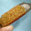 Spessartine, Quartz (Var: Smoky Quartz) - image 1