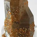 Spessartine, Quartz (Var: Smoky Quartz) - image 1