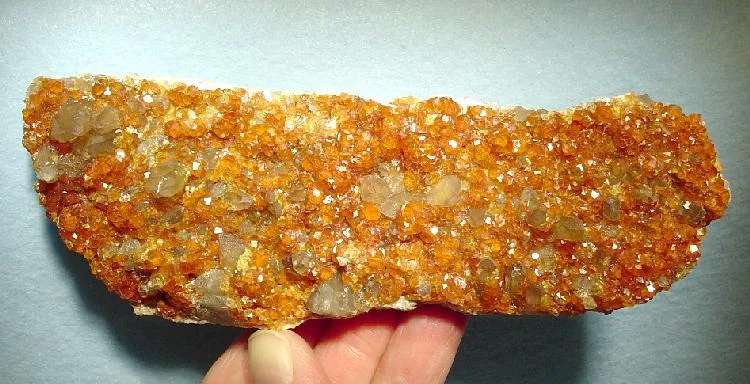 Spessartine, Quartz (Var: Smoky Quartz) - image 1