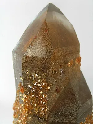 Spessartine, Quartz (Var: Smoky Quartz) - image 2
