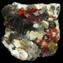 Spessartine, Quartz (Var: Smoky Quartz), Feldspar Group - image 1