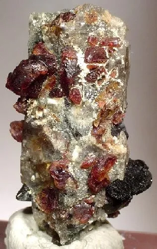 Spessartine, Schorl, Quartz image