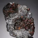 Spessartine with Galena - image 1