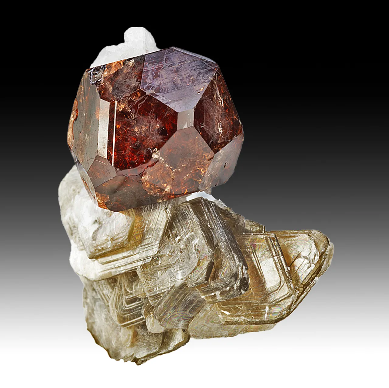 Spessartine with Muscovite - image 1
