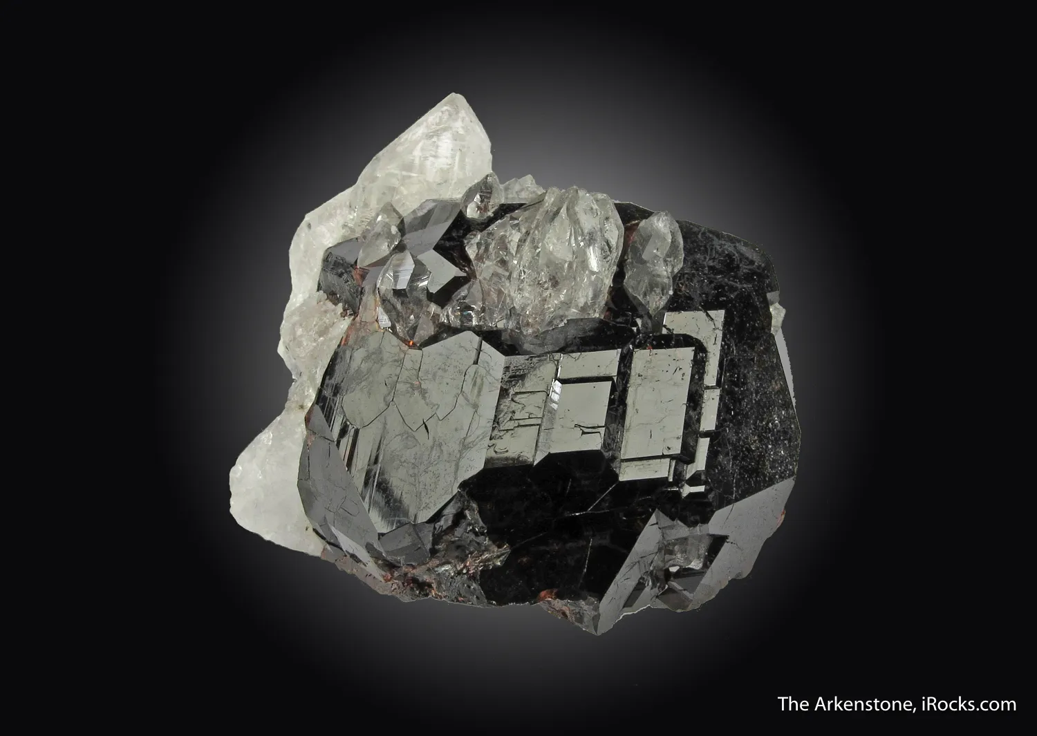 Spessartine with Quartz - image 2