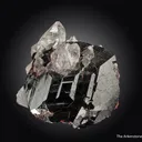 Spessartine with Quartz - image 3