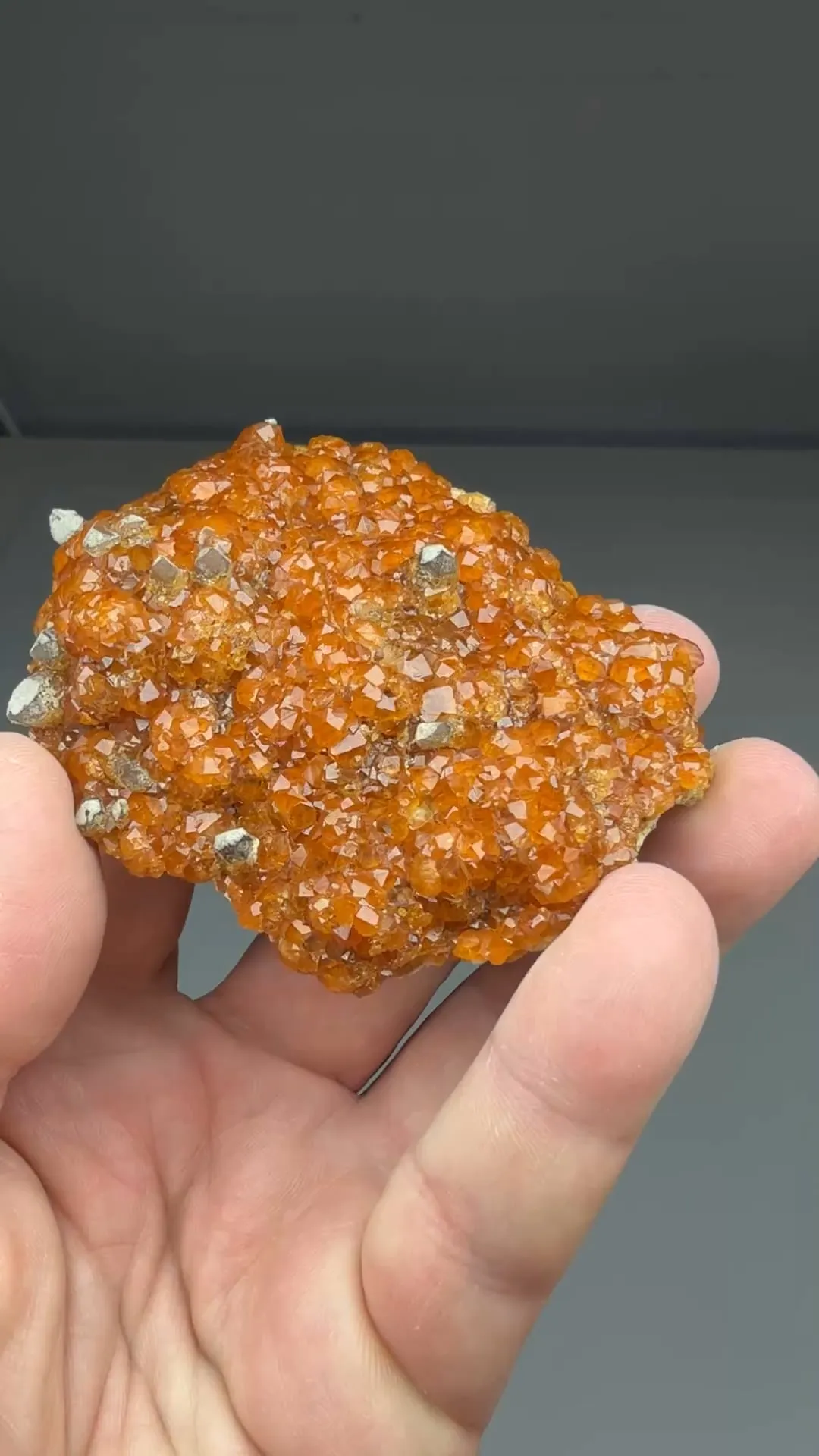 Spessartine with Quartz - image 2