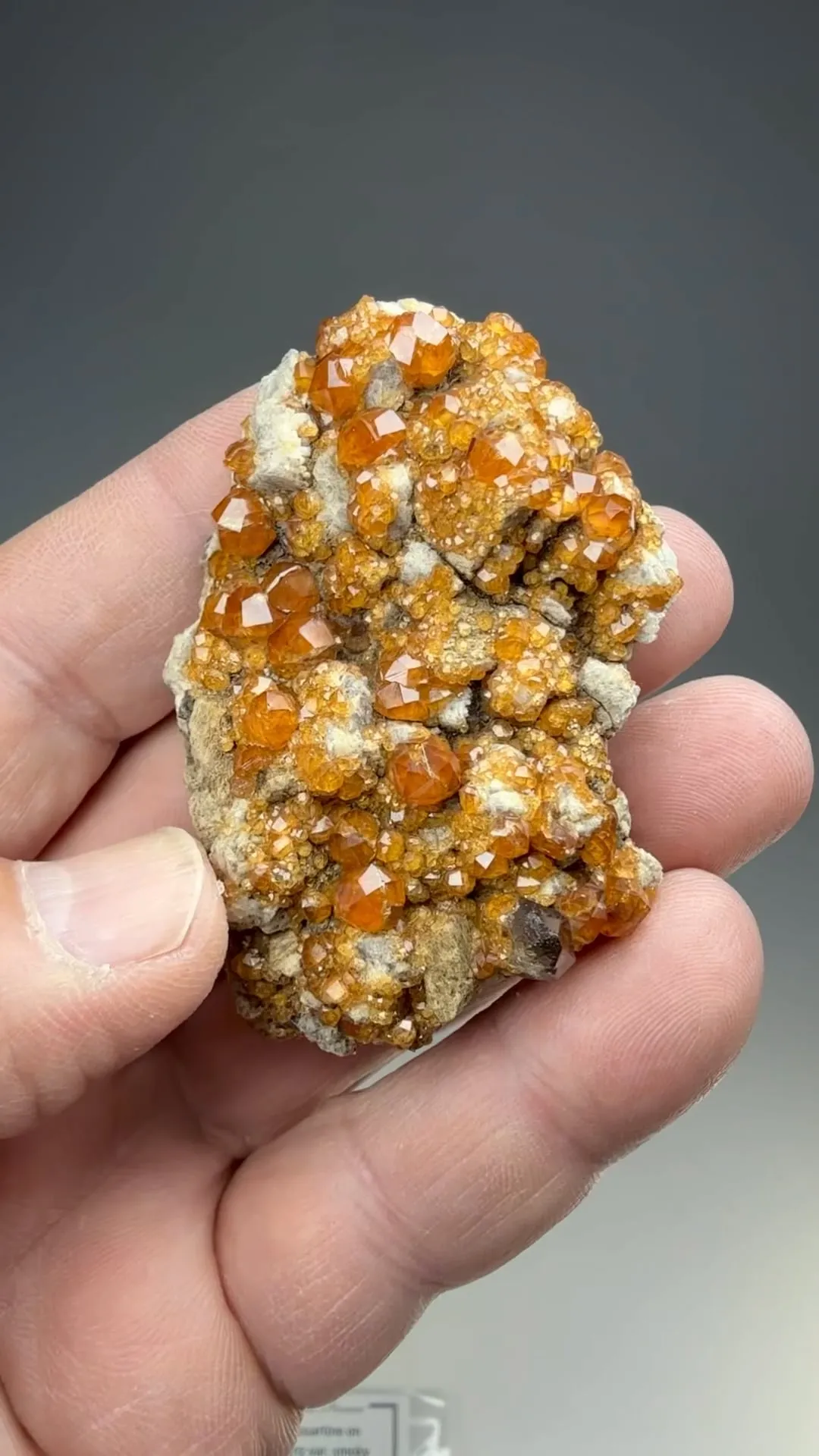 Spessartine with Quartz - image 2