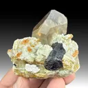Spessartine with Schorl, Albite, Quartz - image 1